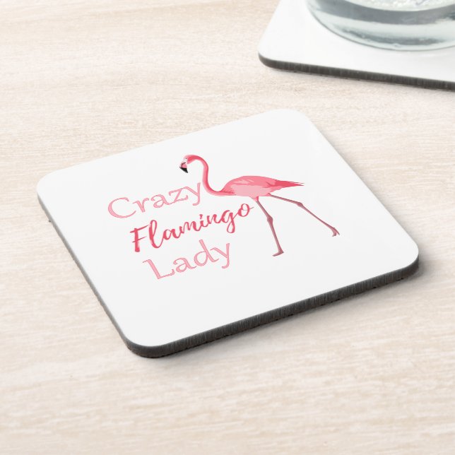 Porta-copo Louca Flamingo Lady Funny Flamingo (Left Side)