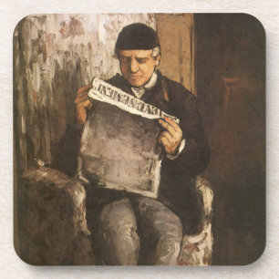 Porta-copo Louis Auguste Cezanne Pai Do Artista Lendo