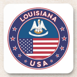 Porta-copo Louisiana, capa de telefone de Louisiana, adesivo,