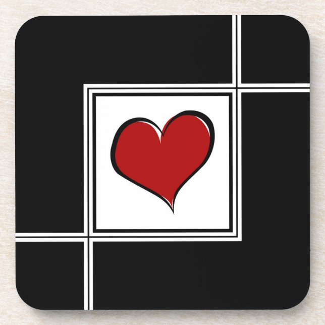 Porta-copo Love design (Frente)