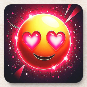 Porta-copo Love Sparkle Emoji Hearts
