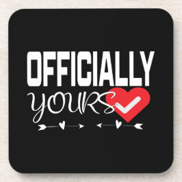 Porta-copo Love Verified Heart Checkmar