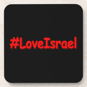Porta-copo "#LoveIsrael" Design bonito. Comprar Agora