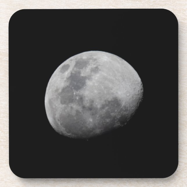 Porta-copo Lua com Céu Preto | Zâmbia, Luangwa do Sul (Frente)