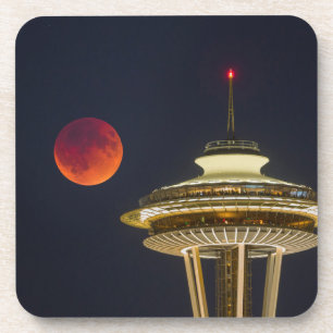 Porta-copo Lua de Sangue Agulha Espacial de Seattle