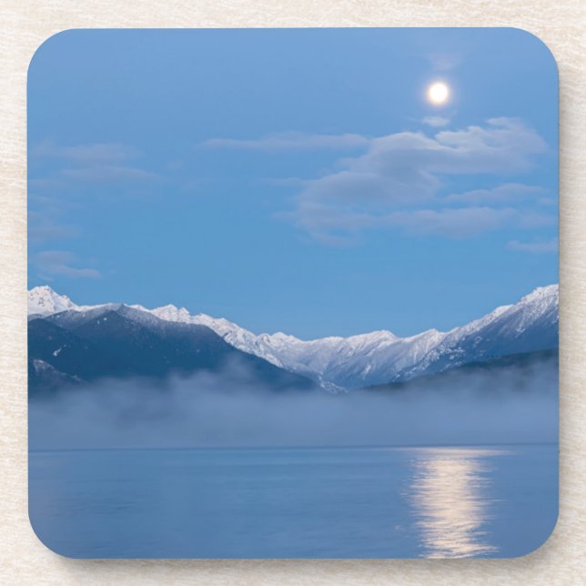 Porta-copo Lua se pondo | Seabeck, Washington (Frente)