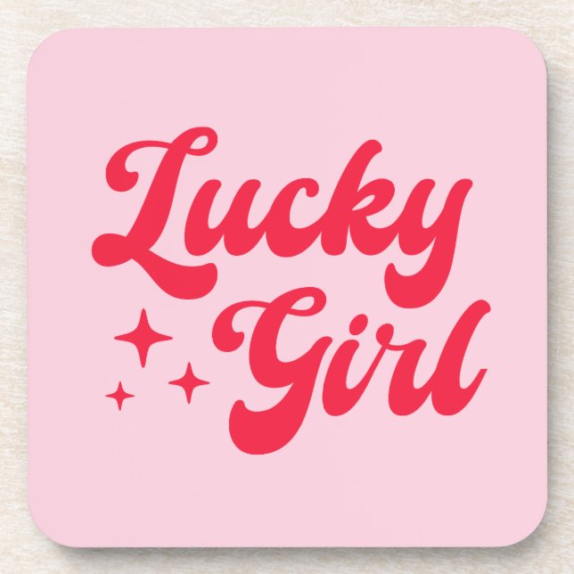 Porta-copo Lucky Girl (Frente)