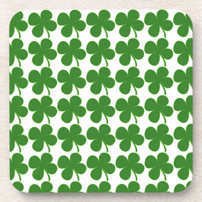 Porta-copo Lucky Green Shamrock (Frente)