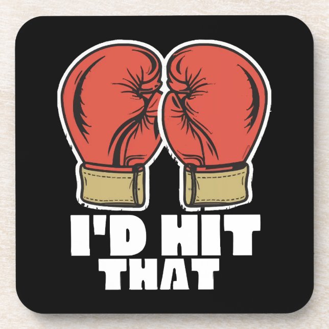 Porta-copo Luvas de boxe (Frente)