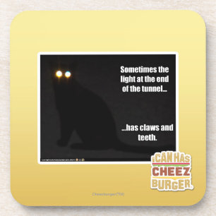 Porta-copo Luz na extremidade do túnel