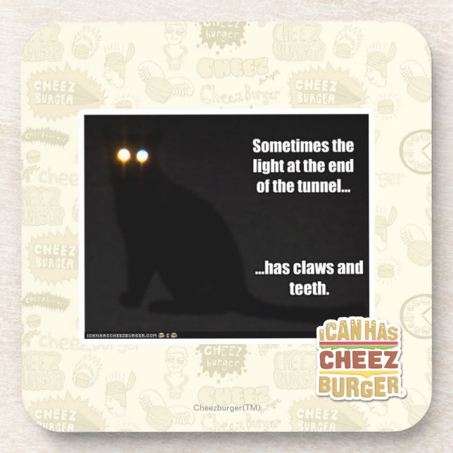 Porta-copo Luz na extremidade do túnel (Frente)