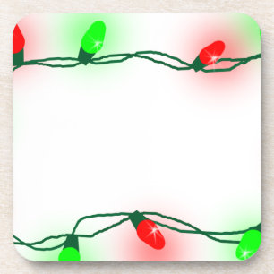 Porta-copo Luzes de Natal