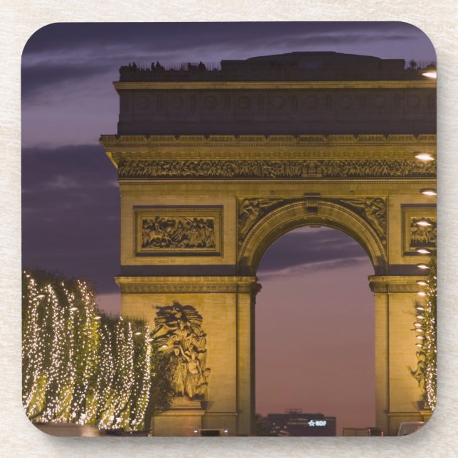 Porta-copo Luzes de Natal nos Champs Elysees (Frente)