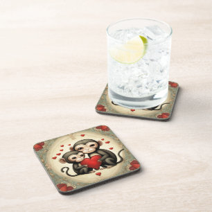 Porta-copo Macaco Amor