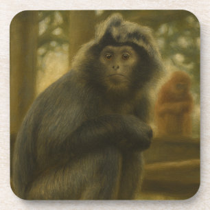 Porta-copo Macaco Contemplativo - Arte Serena Selvagem