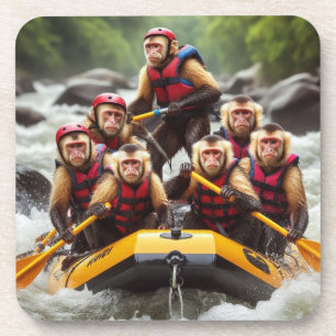 Porta-copo Macacos-prego-aventureiros Brancos