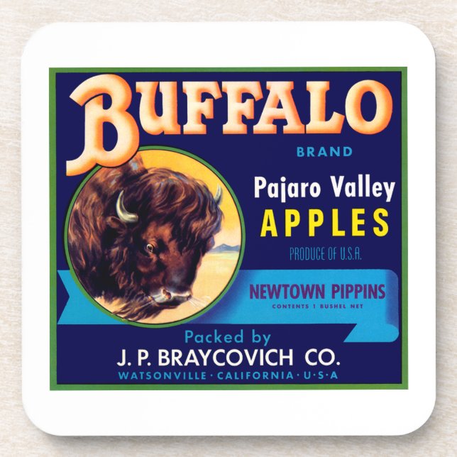 Porta-copo Maçãs de Buffalo (Frente)