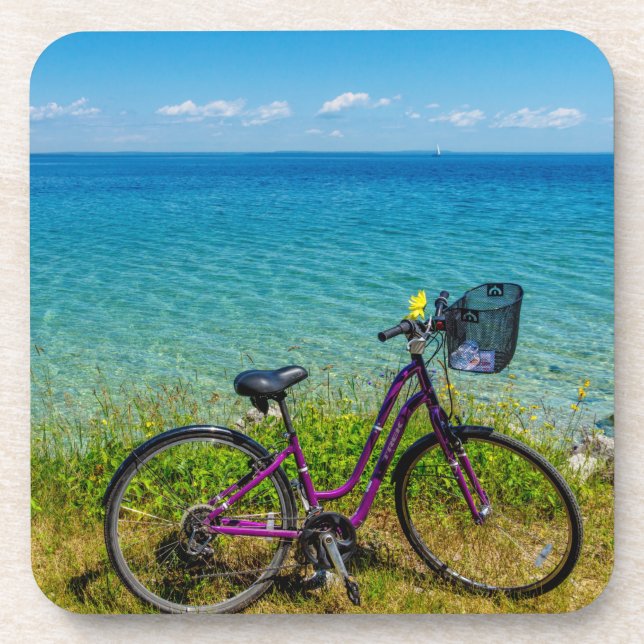 Porta-copo Mackinac Island Bike (Frente)