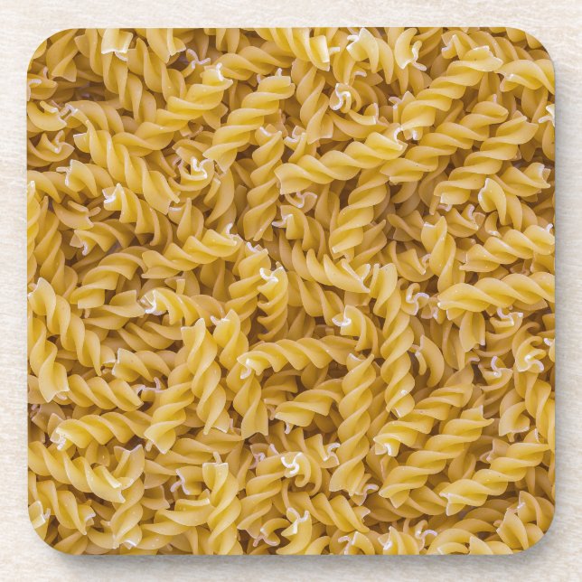 Porta-copo Macmacro da massa fusilli como estrutura de fundo (Frente)