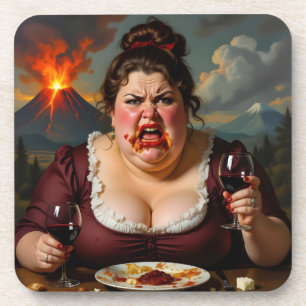Porta-copo “Madame Lava-Cake”- Ela Explode a Qualquer Momento