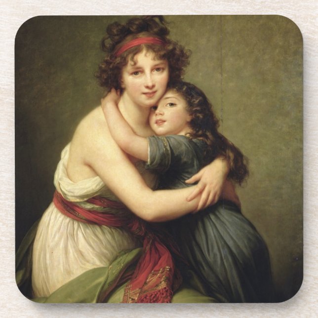 Porta-copo Madame Vigee-Lebrun e sua filha (Frente)