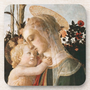 Porta-copo Madona e Menino
