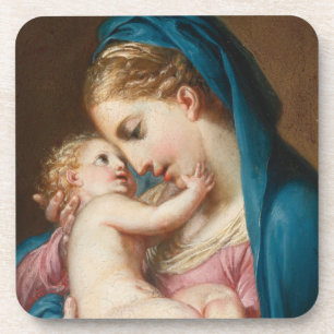 Porta-copo Madona e Menino