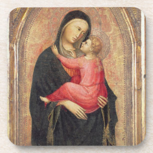 Porta-copo Madonna e criança (painel) 3