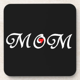 Porta-copo Mãe com coração vermelho