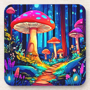 Porta-copo Magic Mushroom Path Design