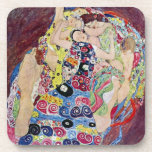 Porta-copo Maiden (Virgem), Gustav Klimt, Vintage Art Nouveau<br><div class="desc">O Maiden (também conhecido como A Virgem) (1913), de Gustav Klimt, é uma pintura de retrato simbólico da Era Vitoriana Art Nouveau. Várias mulheres bocejando, esticando e dormindo em uma cama coberta de cobertores coloridos de padrão de mosaico. Sobre o artista: Gustav Klimt (1862-1918) era um pintor simbolista austríaco e...</div>