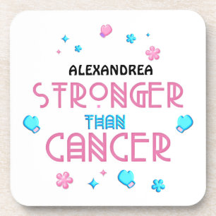 Porta-copo Mais Forte que o Cancer   Personalização do Sobrev