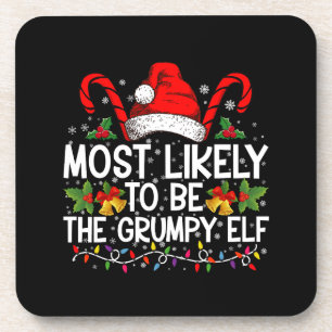 Porta-copo Mais Provável Ser O Elfo Mal-Humorado Natal Divert