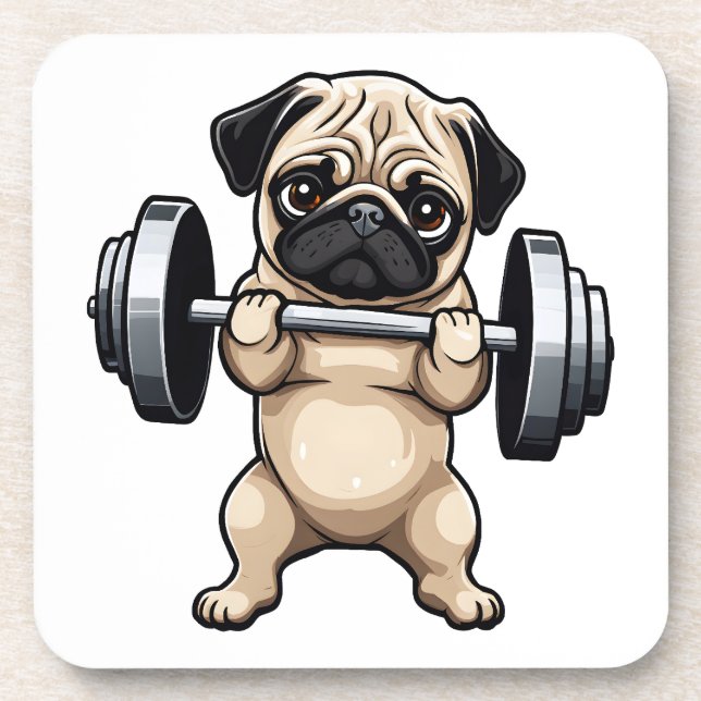 Porta-copo Malhação Pug (Frente)