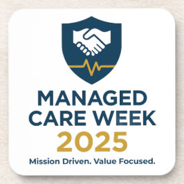 Porta-copo Managed Care Week 2025 - Plastic Coaster Set