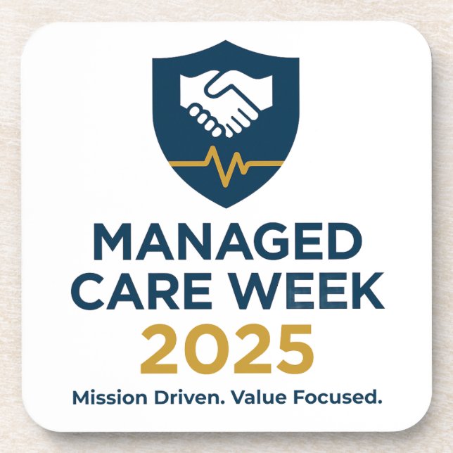 Porta-copo Managed Care Week 2025 - Plastic Coaster Set (Frente)