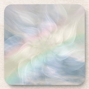 Porta-copo Mandala da flor do arco-íris