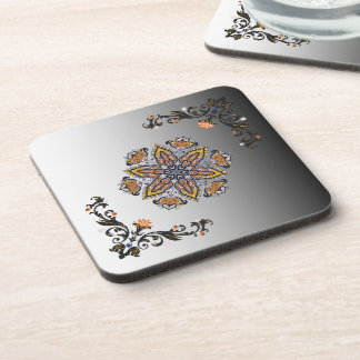 Porta-copo Mandala da Meia-Noite – Design Cósmico Floral