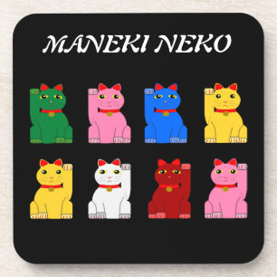 Porta-copo maneki neko