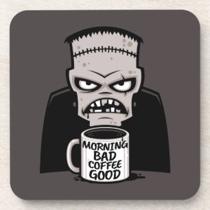 Porta-copo Manhã Café Mau Bom Monstro Reanimado