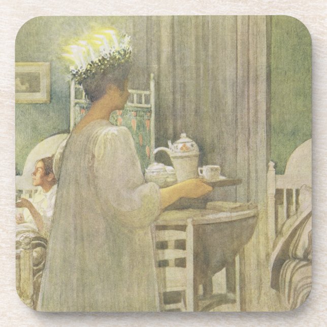 Porta-copo Manhã de Natal, bar. em "Lasst Licht Hinin" ("Le (Frente)