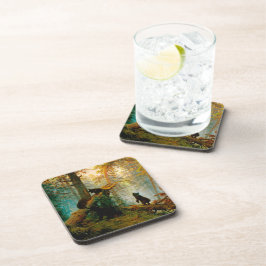 Porta-copo Manhã num Urso da Floresta dos Pinheiros com Cubs 