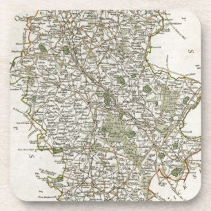 PORTA-COPO MAPA DE STAFFORDSHIRE, 1793