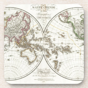 Porta-copo Mapa do Atlas de Paris
