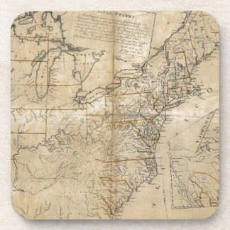 PORTA-COPO MAPA: EUA, 1783