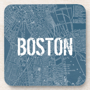 Porta-copo Mapa gráfico de Boston