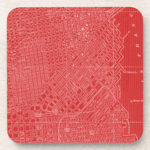 Porta-copo Mapa gráfico de São Francisco