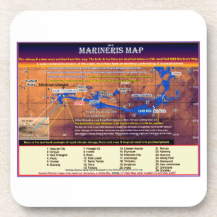 Porta-copo Mapa Mars Marineris