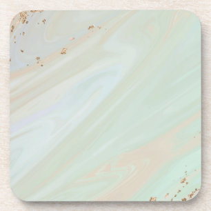 Porta-copo Marble Pastel Stone Texture Glitter Watercolor