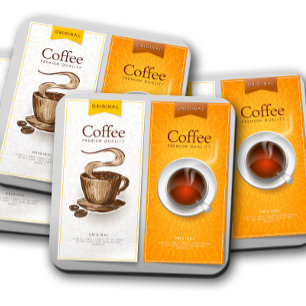 Porta-copo Marca de café   Conjunto de Portas copos de café